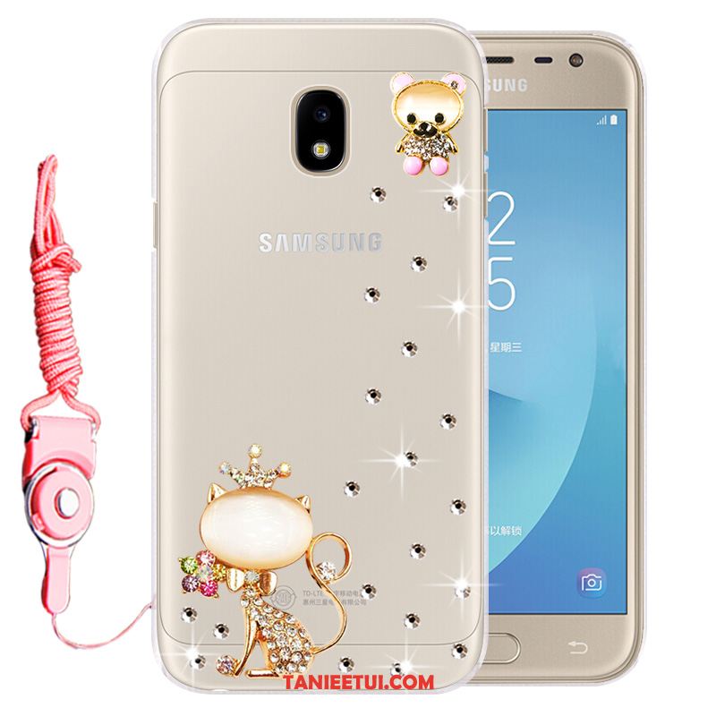 Etui Samsung Galaxy J3 2017 Ochraniacz Telefon Komórkowy Anti-fall, Futerał Samsung Galaxy J3 2017 Niebieski Silikonowe Miękki