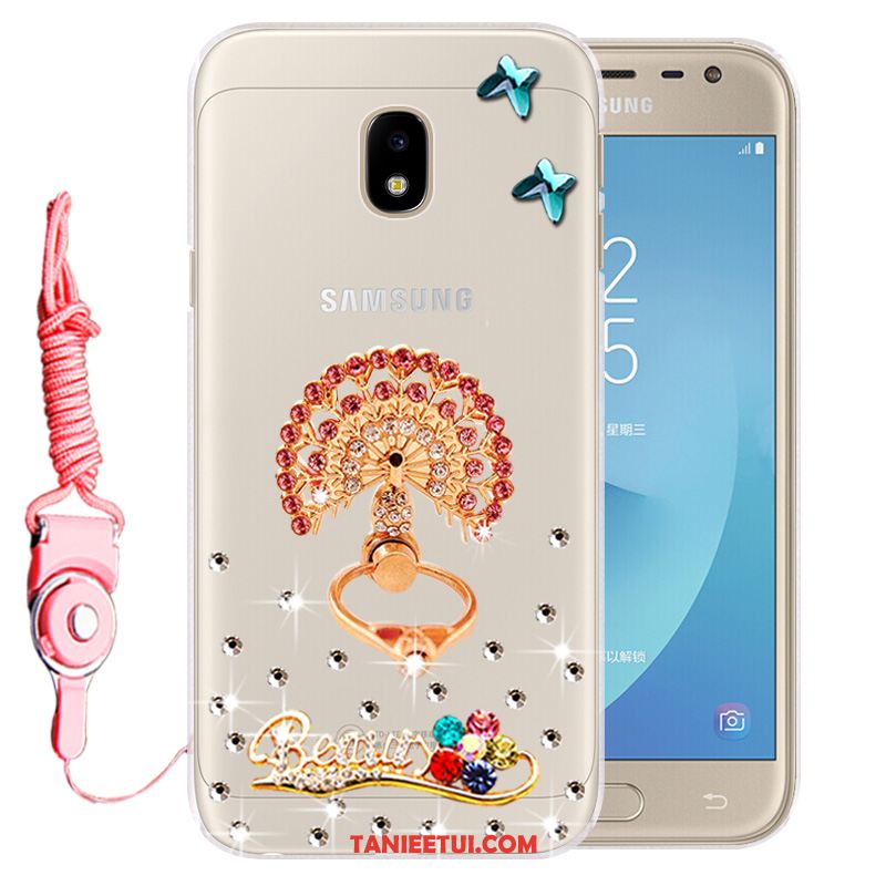 Etui Samsung Galaxy J3 2017 Ochraniacz Telefon Komórkowy Anti-fall, Futerał Samsung Galaxy J3 2017 Niebieski Silikonowe Miękki