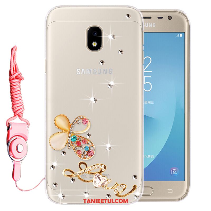 Etui Samsung Galaxy J3 2017 Ochraniacz Telefon Komórkowy Anti-fall, Futerał Samsung Galaxy J3 2017 Niebieski Silikonowe Miękki