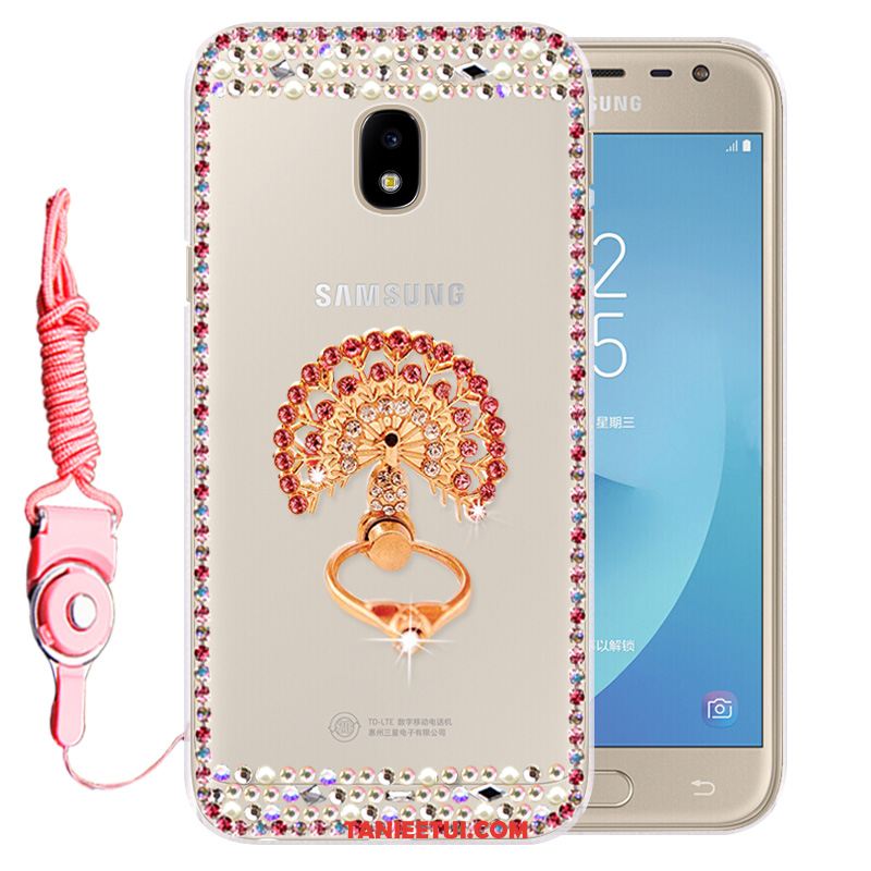 Etui Samsung Galaxy J3 2017 Ochraniacz Telefon Komórkowy Anti-fall, Futerał Samsung Galaxy J3 2017 Niebieski Silikonowe Miękki