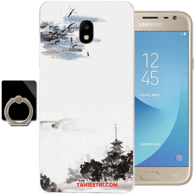 Etui Samsung Galaxy J3 2017 Ochraniacz Telefon Komórkowy Atrament, Pokrowce Samsung Galaxy J3 2017 All Inclusive Silikonowe Miękki