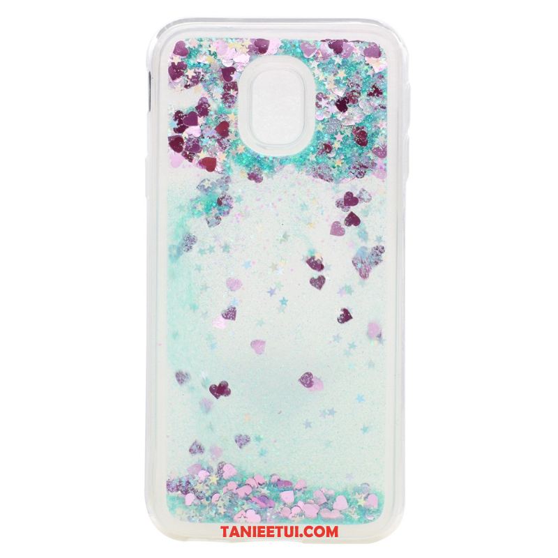 Etui Samsung Galaxy J3 2017 Quicksand Gwiazda Ochraniacz, Futerał Samsung Galaxy J3 2017 Purpurowy Silikonowe Telefon Komórkowy