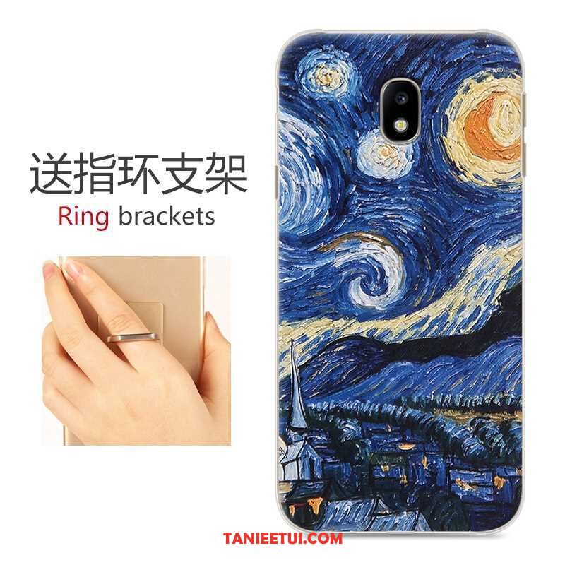 Etui Samsung Galaxy J3 2017 Telefon Komórkowy Gwiazda Relief, Obudowa Samsung Galaxy J3 2017 Kreskówka Kolor Ochraniacz