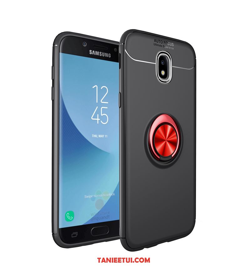 Etui Samsung Galaxy J5 2017 Anti-fall All Inclusive Czarny, Futerał Samsung Galaxy J5 2017 Telefon Komórkowy Na Pokładzie Ring