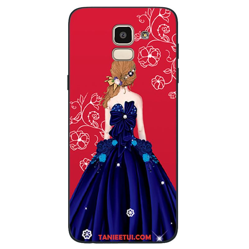 Etui Samsung Galaxy J6 All Inclusive Niebieski Anti-fall, Obudowa Samsung Galaxy J6 Gwiazda Silikonowe Ochraniacz