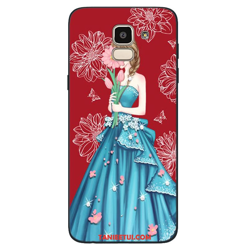 Etui Samsung Galaxy J6 All Inclusive Niebieski Anti-fall, Obudowa Samsung Galaxy J6 Gwiazda Silikonowe Ochraniacz