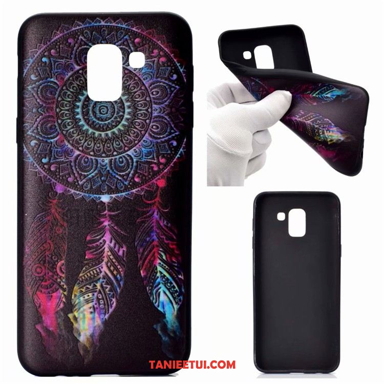 Etui Samsung Galaxy J6 Anti-fall Miękki Silikonowe, Obudowa Samsung Galaxy J6 Europa Zielony Czarny