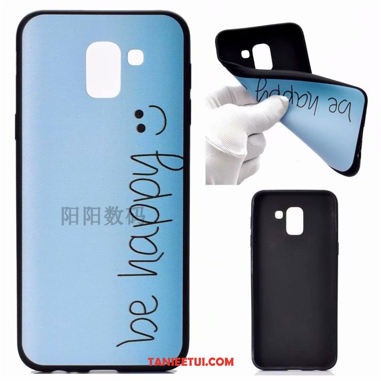 Etui Samsung Galaxy J6 Anti-fall Miękki Silikonowe, Obudowa Samsung Galaxy J6 Europa Zielony Czarny