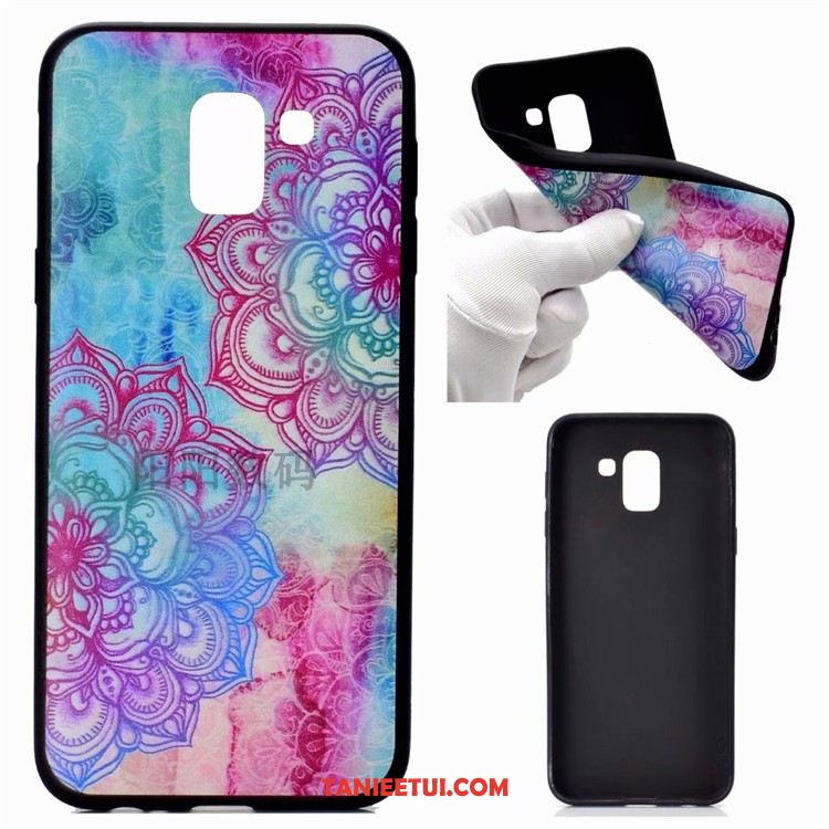 Etui Samsung Galaxy J6 Anti-fall Miękki Silikonowe, Obudowa Samsung Galaxy J6 Europa Zielony Czarny