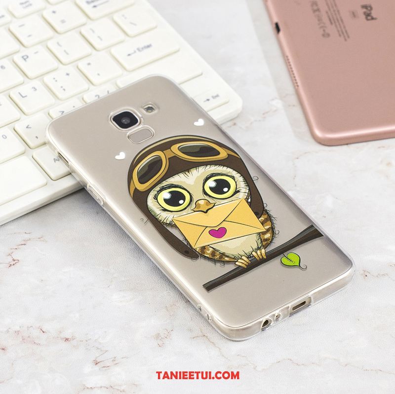 Etui Samsung Galaxy J6 Cienkie Przezroczysty Tylna Pokrywa, Pokrowce Samsung Galaxy J6 Ochraniacz Piękny Moda