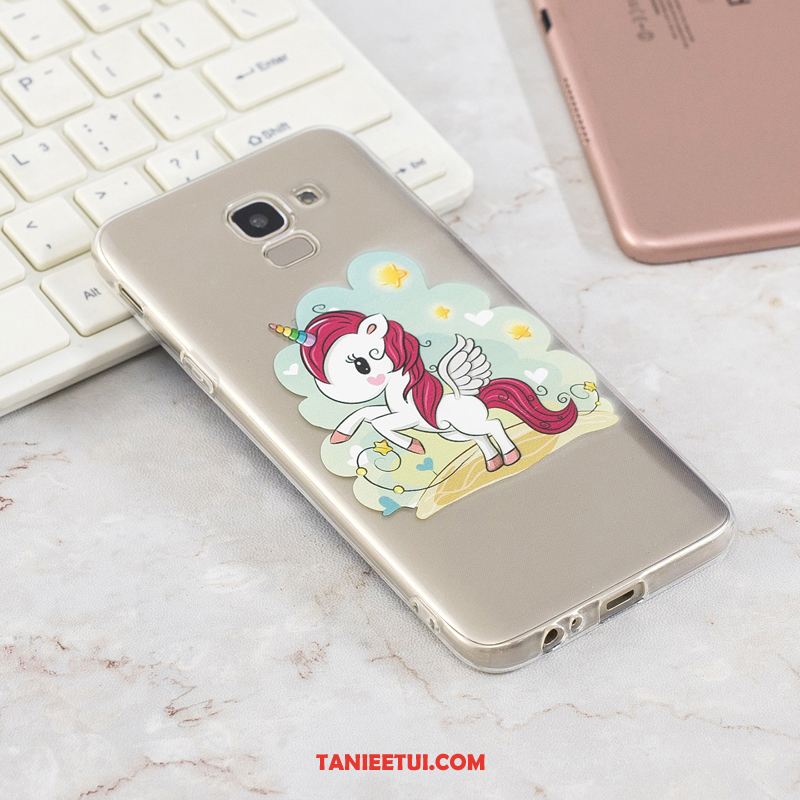 Etui Samsung Galaxy J6 Cienkie Przezroczysty Tylna Pokrywa, Pokrowce Samsung Galaxy J6 Ochraniacz Piękny Moda