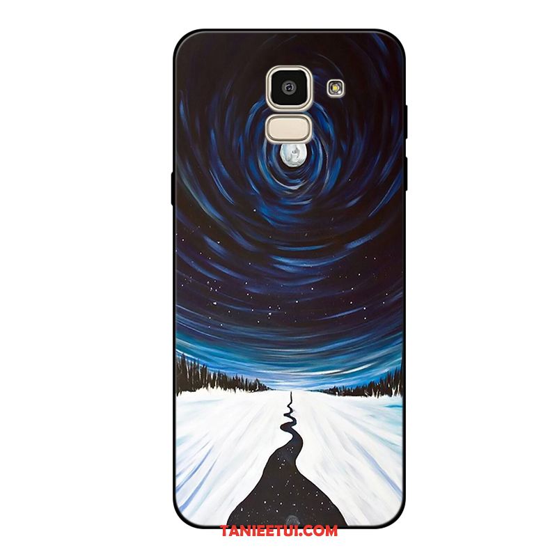 Etui Samsung Galaxy J6 Dostosowane Anti-fall Miękki, Pokrowce Samsung Galaxy J6 Żółty Gwiazda All Inclusive