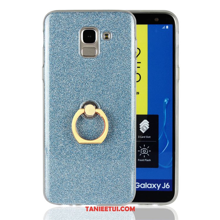 Etui Samsung Galaxy J6 Telefon Komórkowy Anti-fall Proszek, Pokrowce Samsung Galaxy J6 Złoto Gwiazda Silikonowe