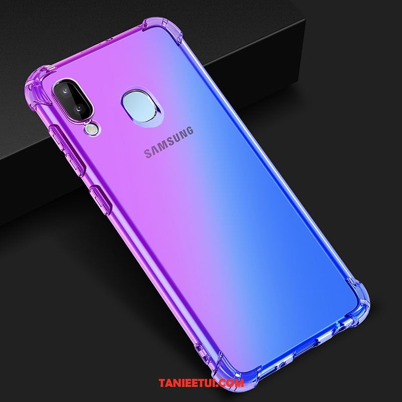 Etui Samsung Galaxy M20 Gwiazda Telefon Komórkowy Kolor Gradientu, Pokrowce Samsung Galaxy M20 Niebieski Fioletowy