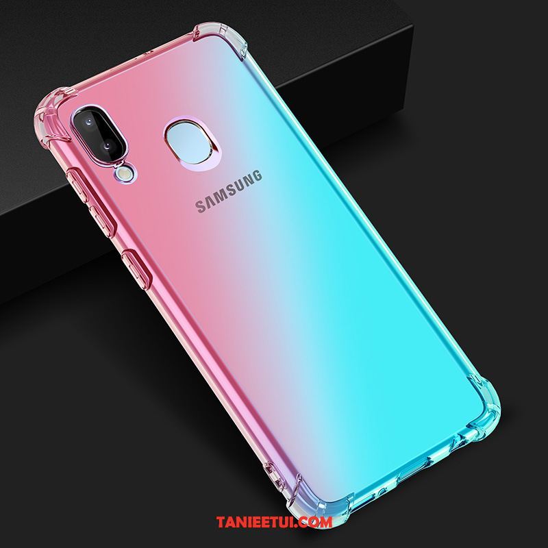 Etui Samsung Galaxy M20 Gwiazda Telefon Komórkowy Kolor Gradientu, Pokrowce Samsung Galaxy M20 Niebieski Fioletowy