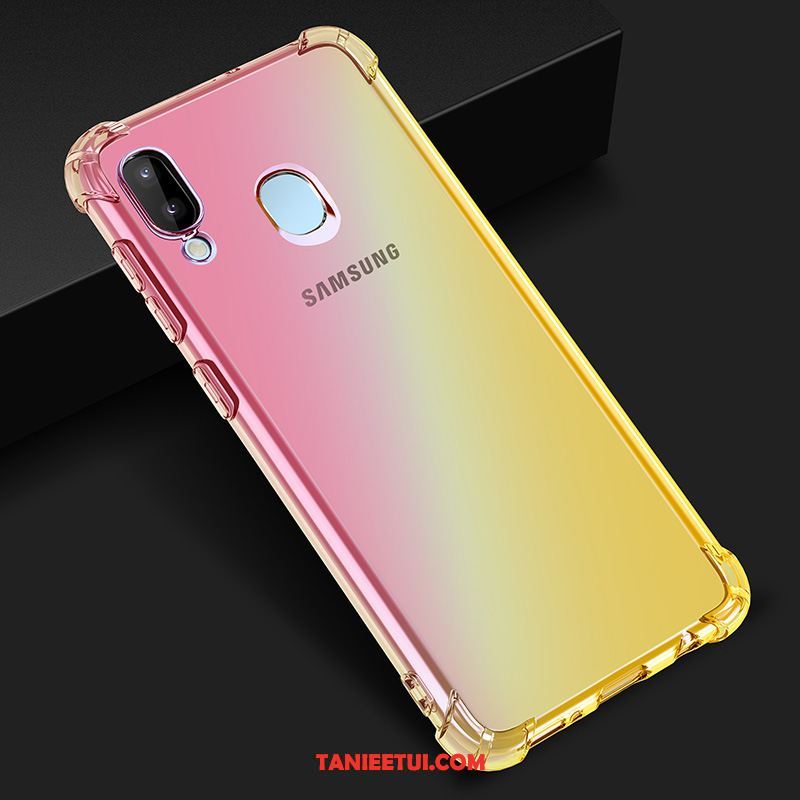 Etui Samsung Galaxy M20 Gwiazda Telefon Komórkowy Kolor Gradientu, Pokrowce Samsung Galaxy M20 Niebieski Fioletowy