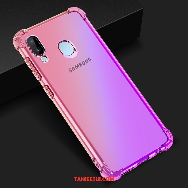 Etui Samsung Galaxy M20 Gwiazda Telefon Komórkowy Kolor Gradientu, Pokrowce Samsung Galaxy M20 Niebieski Fioletowy