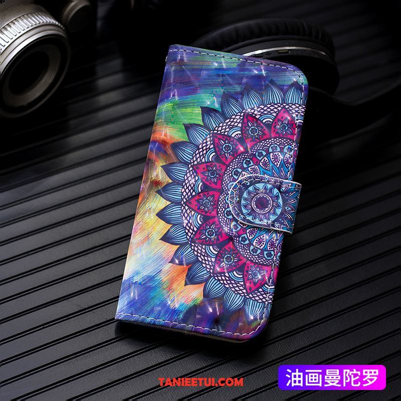 Etui Samsung Galaxy M20 Klapa Anti-fall Skórzany Futerał, Pokrowce Samsung Galaxy M20 Karta Ochraniacz Moda