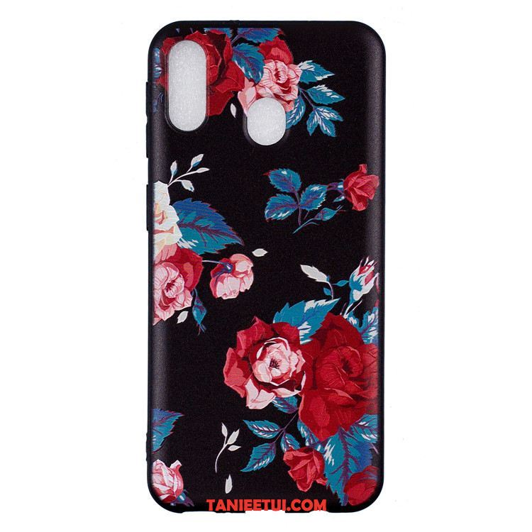 Etui Samsung Galaxy M20 Kreskówka Relief Modna Marka, Pokrowce Samsung Galaxy M20 Gwiazda Niebieski Telefon Komórkowy