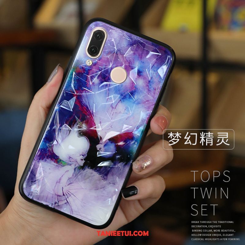 Etui Samsung Galaxy M20 Szkło Anti-fall Ochraniacz, Obudowa Samsung Galaxy M20 Zakochani All Inclusive Silikonowe