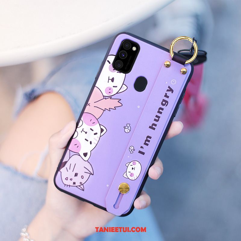 Etui Samsung Galaxy M30s Anti-fall Czarny Silikonowe, Pokrowce Samsung Galaxy M30s Miękki Gwiazda Kreskówka