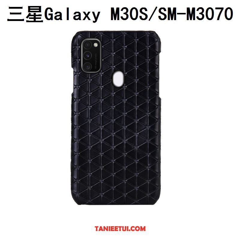 Etui Samsung Galaxy M30s Anti-fall Tylna Pokrywa Moda, Pokrowce Samsung Galaxy M30s Krata Ochraniacz Niebieski