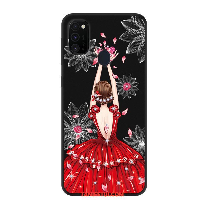 Etui Samsung Galaxy M30s Czarny Anti-fall Telefon Komórkowy, Futerał Samsung Galaxy M30s Gwiazda Ochraniacz Tendencja