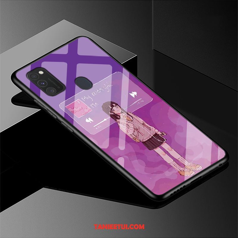 Etui Samsung Galaxy M30s Ochraniacz Szkło Zielony, Futerał Samsung Galaxy M30s Kreskówka Europa Proste