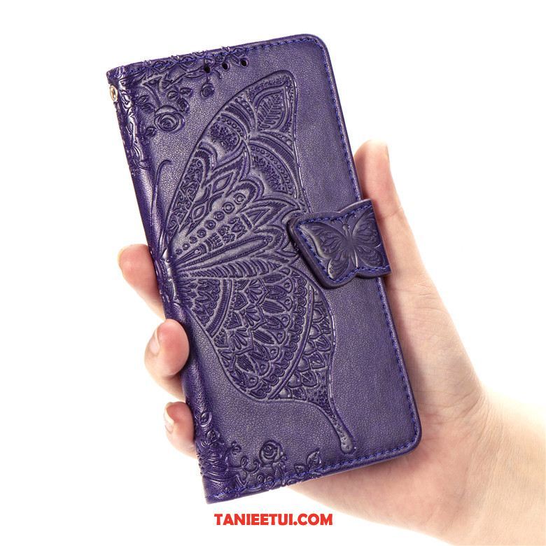 Etui Samsung Galaxy M30s Purpurowy Ochraniacz Gwiazda, Obudowa Samsung Galaxy M30s Anti-fall Skórzany Futerał Miękki