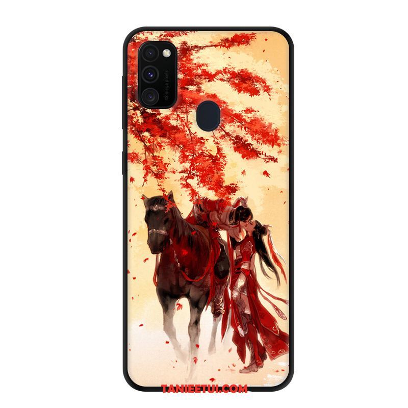 Etui Samsung Galaxy M30s Szary Dostosowane Kreatywne, Futerał Samsung Galaxy M30s Kreskówka Gwiazda Ochraniacz