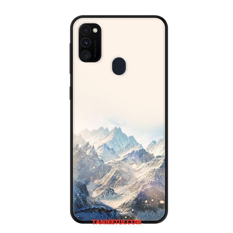 Etui Samsung Galaxy M30s Szary Dostosowane Kreatywne, Futerał Samsung Galaxy M30s Kreskówka Gwiazda Ochraniacz