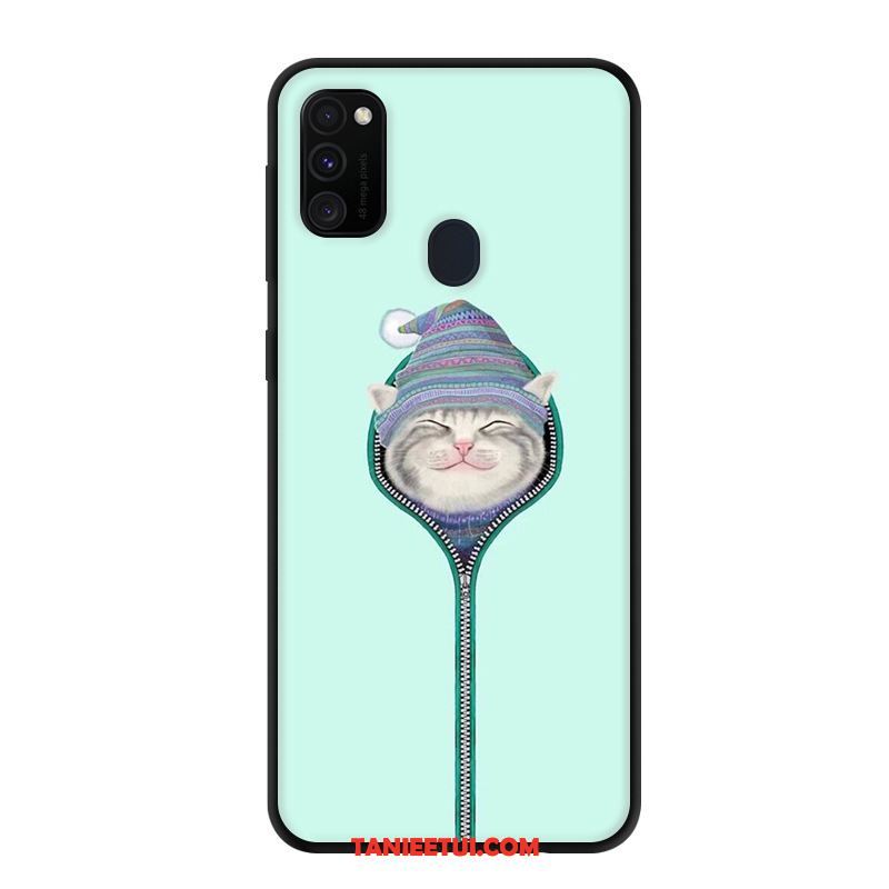 Etui Samsung Galaxy M30s Szary Dostosowane Kreatywne, Futerał Samsung Galaxy M30s Kreskówka Gwiazda Ochraniacz