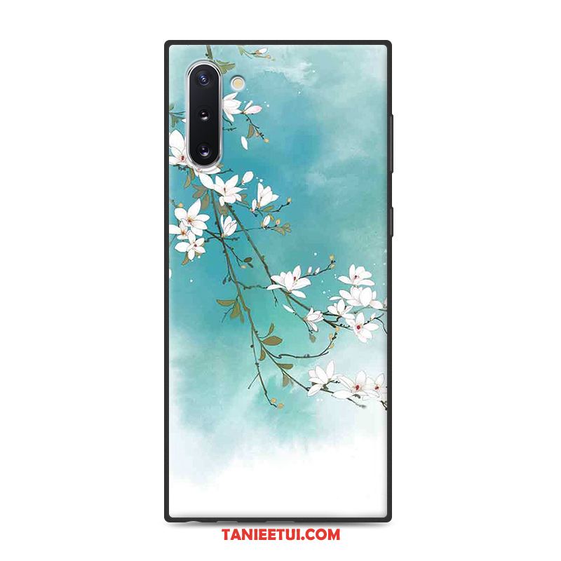 Etui Samsung Galaxy Note 10 Chiński Styl Anti-fall Niebieski, Futerał Samsung Galaxy Note 10 Vintage Sztuka Telefon Komórkowy