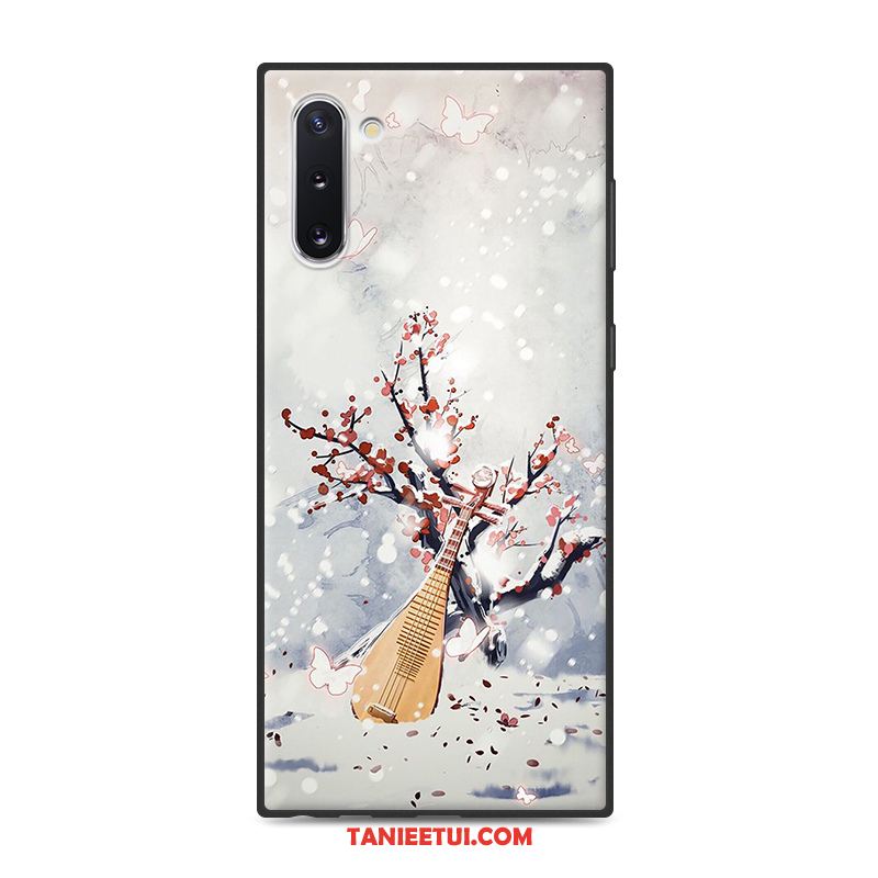 Etui Samsung Galaxy Note 10 Chiński Styl Anti-fall Niebieski, Futerał Samsung Galaxy Note 10 Vintage Sztuka Telefon Komórkowy