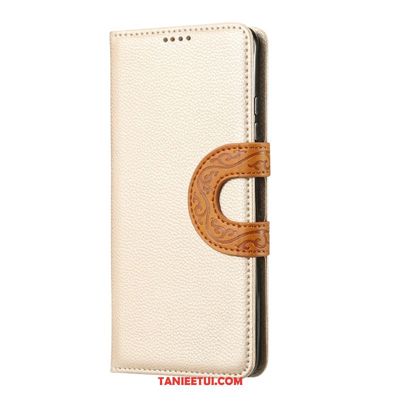 Etui Samsung Galaxy Note 10 Chiński Styl Totem Gwiazda, Obudowa Samsung Galaxy Note 10 Telefon Komórkowy Czarny Skórzany Futerał
