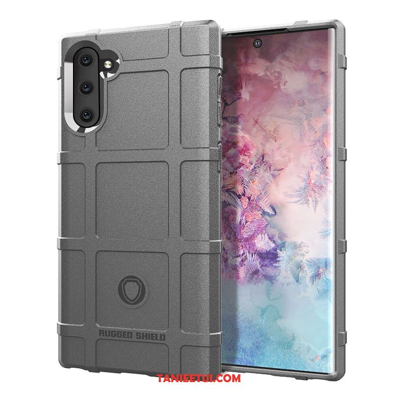 Etui Samsung Galaxy Note 10 Czerwony Netto Ochraniacz Modna Marka, Obudowa Samsung Galaxy Note 10 All Inclusive Miękki Szary