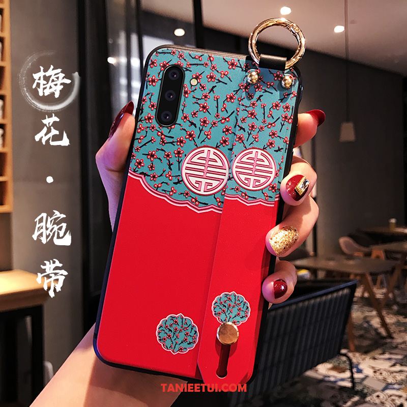 Etui Samsung Galaxy Note 10 Gwiazda Czerwony Tendencja, Obudowa Samsung Galaxy Note 10 All Inclusive Czerwony Netto Ochraniacz