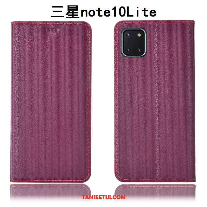 Etui Samsung Galaxy Note 10 Lite Anti-fall Gradient Wzór, Futerał Samsung Galaxy Note 10 Lite Telefon Komórkowy Gwiazda Wino Czerwone