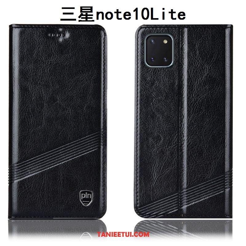 Etui Samsung Galaxy Note 10 Lite Czerwony All Inclusive Ochraniacz, Obudowa Samsung Galaxy Note 10 Lite Anti-fall Gwiazda Skórzany Futerał