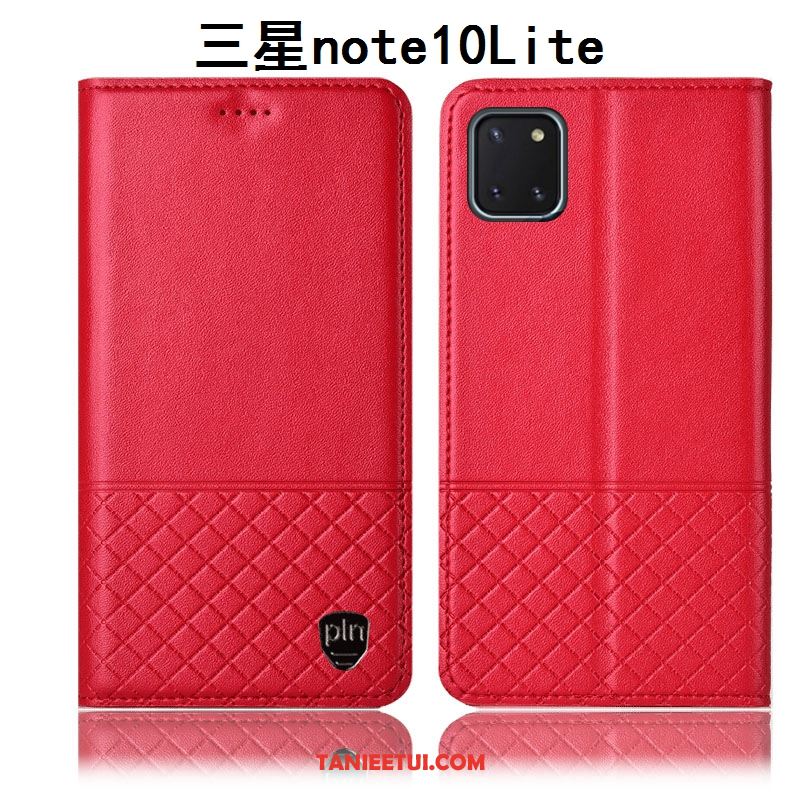 Etui Samsung Galaxy Note 10 Lite Skórzany All Inclusive Gwiazda, Futerał Samsung Galaxy Note 10 Lite Ochraniacz Anti-fall Czarny