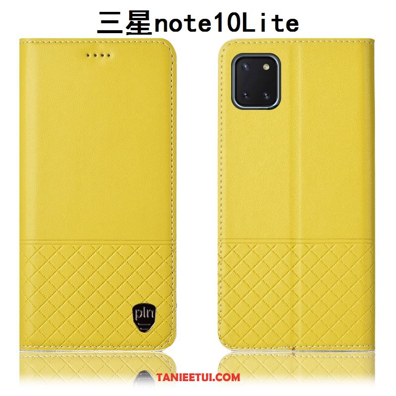 Etui Samsung Galaxy Note 10 Lite Skórzany All Inclusive Gwiazda, Futerał Samsung Galaxy Note 10 Lite Ochraniacz Anti-fall Czarny