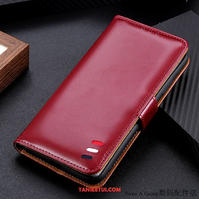 Etui Samsung Galaxy Note 10 Lite Vintage Skórzany Futerał Anti-fall, Pokrowce Samsung Galaxy Note 10 Lite Biznes Gwiazda Karta Braun