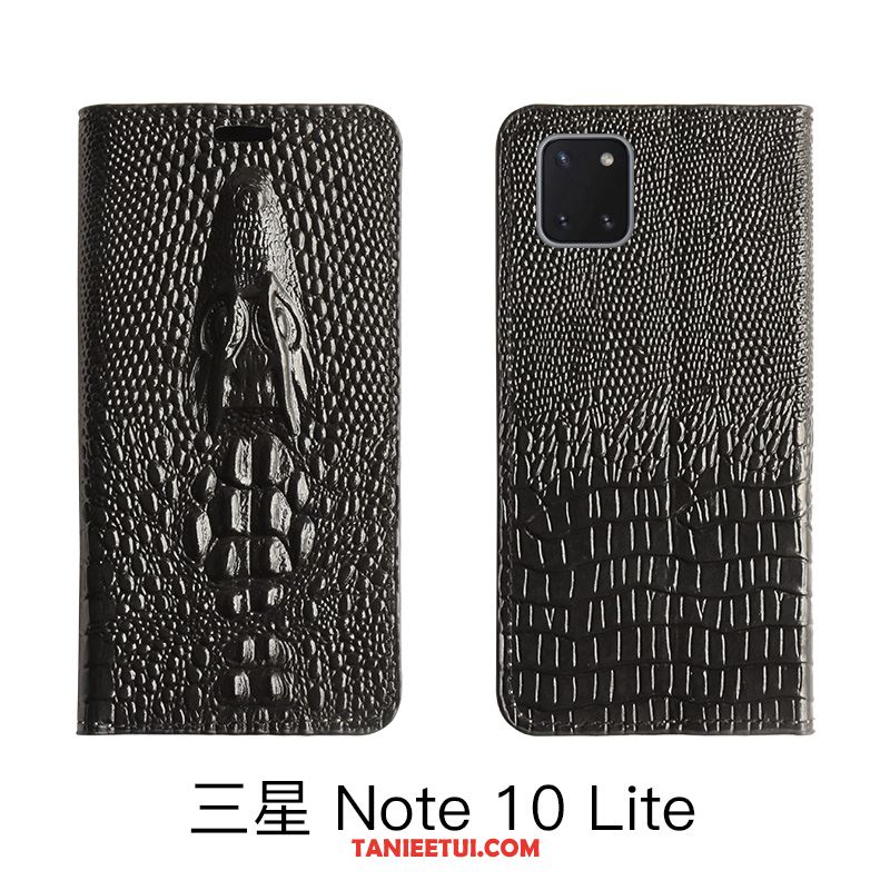 Etui Samsung Galaxy Note 10 Lite Wysoki Koniec Prawdziwa Skóra All Inclusive, Obudowa Samsung Galaxy Note 10 Lite Skórzany Futerał Gwiazda Żółty