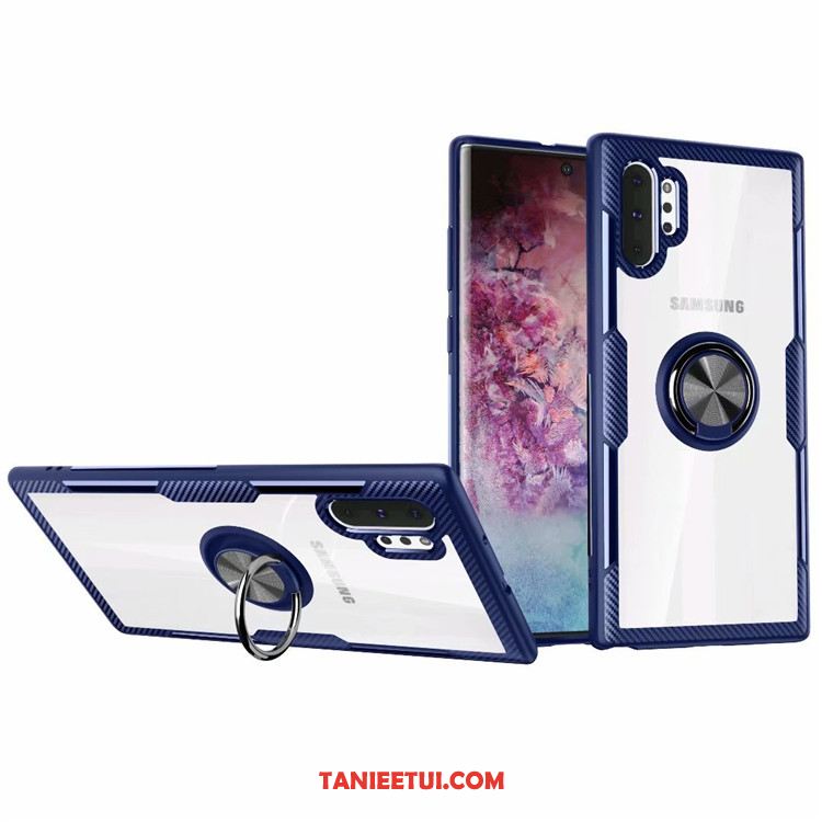 Etui Samsung Galaxy Note 10+ Magnetyzm Gwiazda Czarny, Futerał Samsung Galaxy Note 10+ Na Pokładzie Telefon Komórkowy Wspornik
