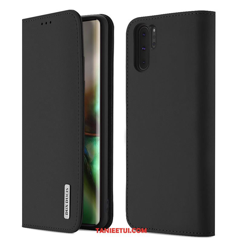 Etui Samsung Galaxy Note 10+ Telefon Komórkowy Czerwony Skórzany Futerał, Obudowa Samsung Galaxy Note 10+ Gwiazda