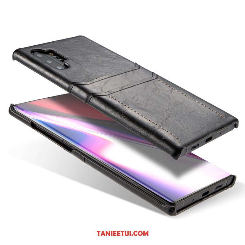 Etui Samsung Galaxy Note 10+ Telefon Komórkowy Gwiazda Czarny, Pokrowce Samsung Galaxy Note 10+ Ochraniacz Skórzany Futerał