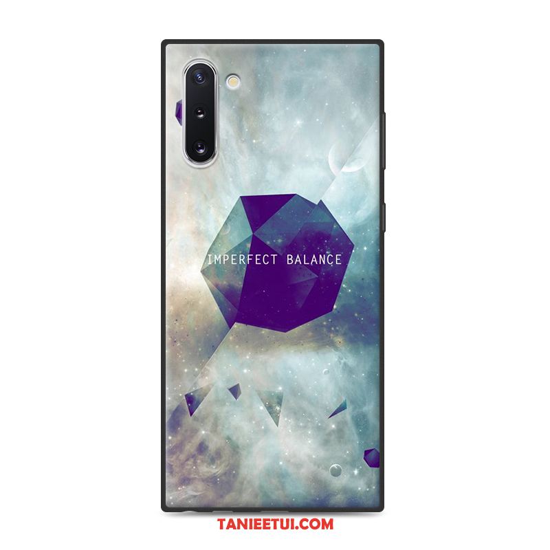 Etui Samsung Galaxy Note 10 Telefon Komórkowy Miękki Sztuka, Futerał Samsung Galaxy Note 10 Gwiazda Zielony Kolor