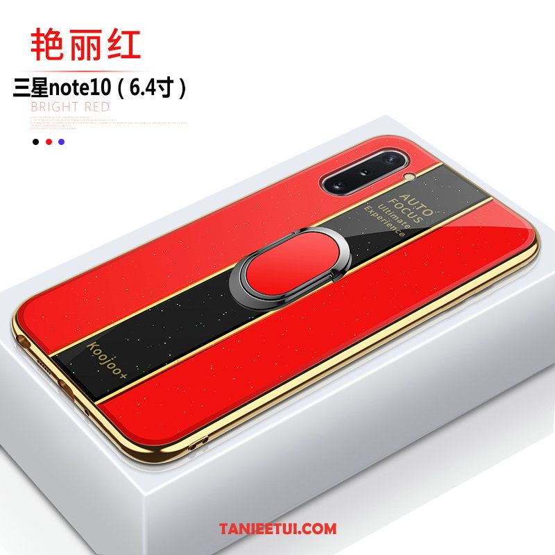 Etui Samsung Galaxy Note 10 Wspornik Silikonowe Cienkie, Obudowa Samsung Galaxy Note 10 Czerwony Anti-fall Kreatywne