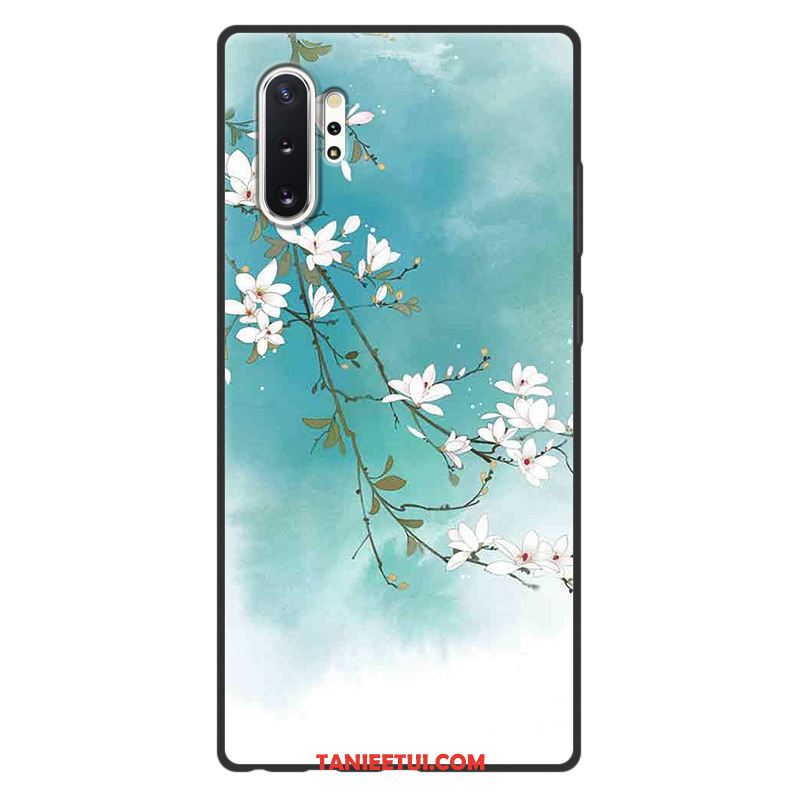 Etui Samsung Galaxy Note 10+ Zielony Gwiazda Chiński Styl, Futerał Samsung Galaxy Note 10+ Sztuka Telefon Komórkowy Anti-fall