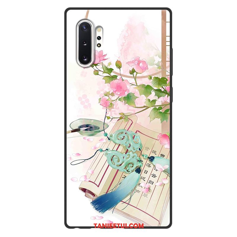 Etui Samsung Galaxy Note 10+ Zielony Gwiazda Chiński Styl, Futerał Samsung Galaxy Note 10+ Sztuka Telefon Komórkowy Anti-fall